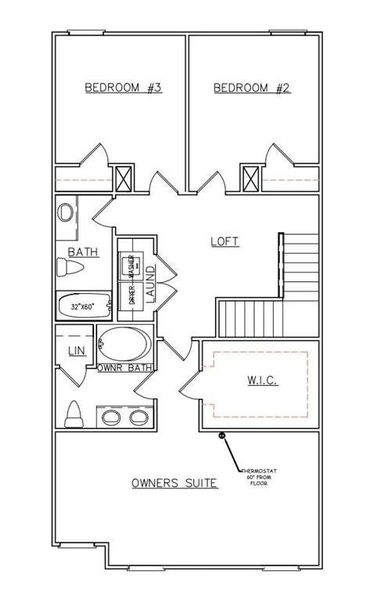 2D floor plan layout of this home in The Enclave at Stonewall Station, Union City, GA (Image 3). 2D floor plan layout of this home in The Enclave at Stonewall Station, Union City, GA (Image 3).