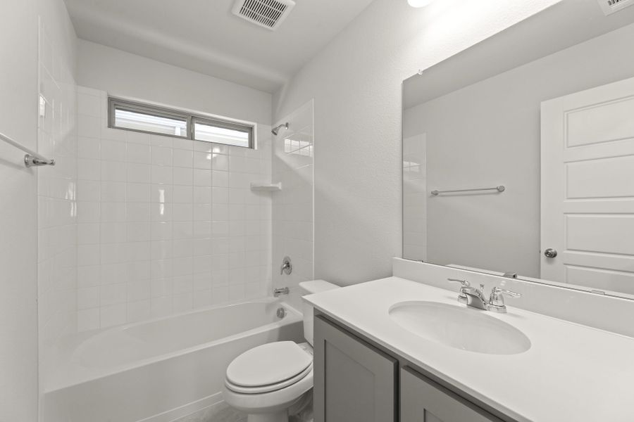 Furnished interior view inside a new home in Keeneland, Aubrey (Image 11).