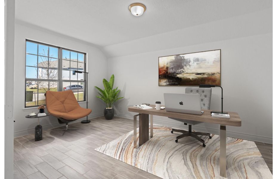 Representative furnished interior of a home built from the Sheldon by Pulte Homes in Davis Ranch, San Antonio (Image 10).