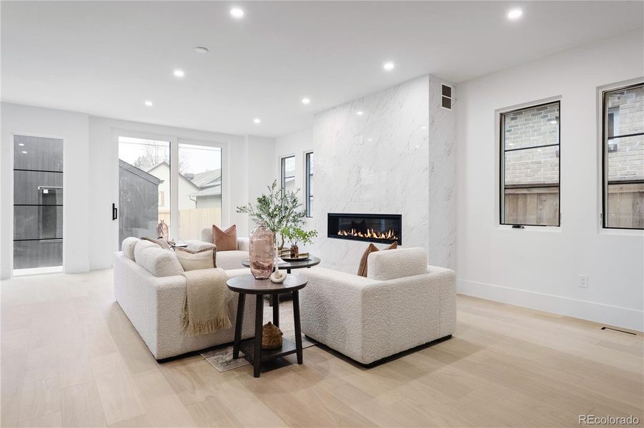 Furnished interior view inside a new home in , Denver (Image 14). Furnished interior view inside a new home in , Denver (Image 14).