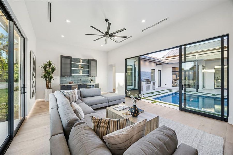 Furnished interior view inside a new home in , Southlake (Image 16). Furnished interior view inside a new home in , Southlake (Image 16).