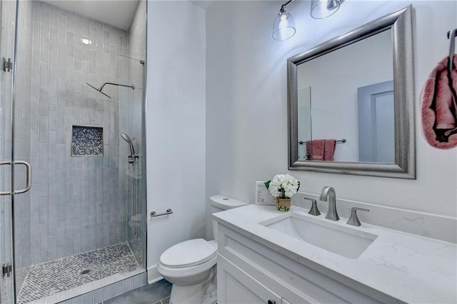 Furnished interior view inside a new home in , Atlanta (Image 27).