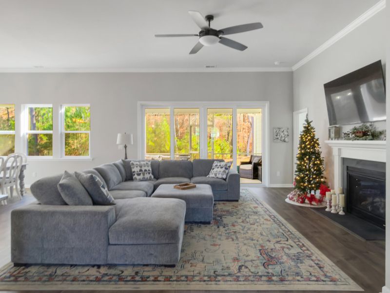 Furnished interior view inside a new home in , Summerville (Image 15). Furnished interior view inside a new home in , Summerville (Image 15).