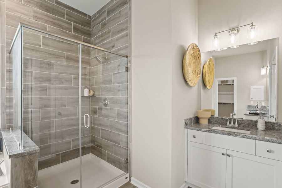 Furnished interior view inside a new home in Wildrye, Waller (Image 29).