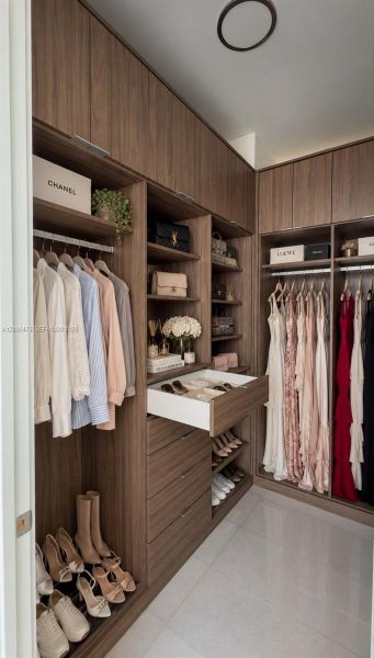 Furnished interior view inside a new home in Una Residences, Miami (Image 6).