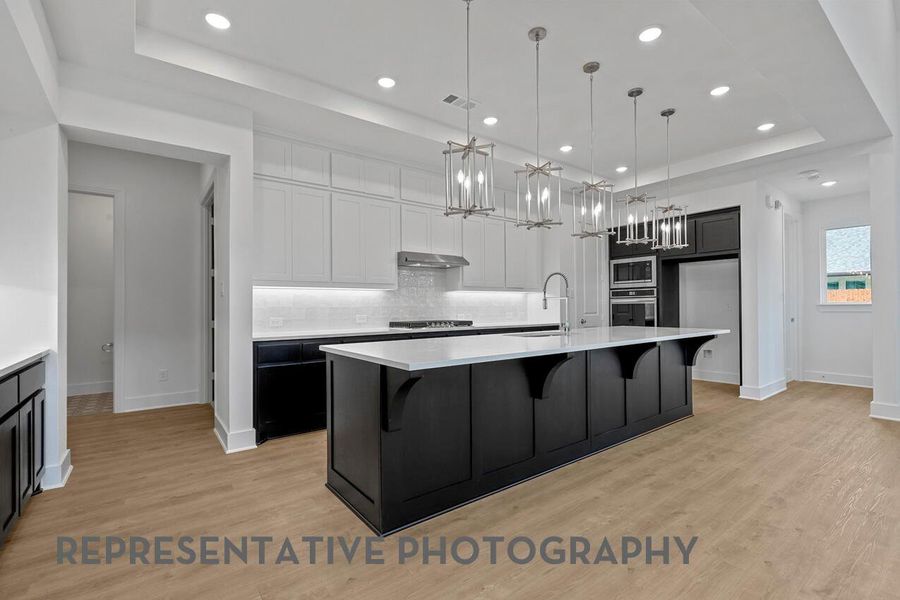 Furnished interior view inside a new home in Parkside On The River, Georgetown (Image 5).