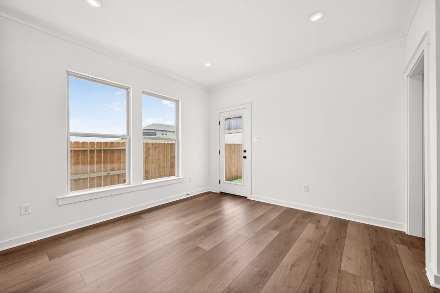 Spacious, unfurnished interior of a new home in Mostyn Springs, Magnolia (Image 25). Spacious, unfurnished interior of a new home in Mostyn Springs, Magnolia (Image 25).