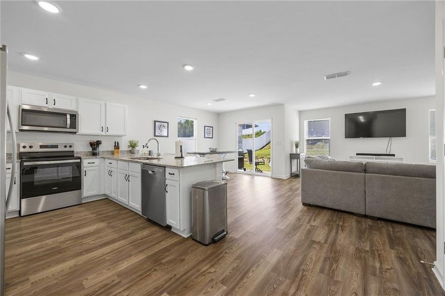 Furnished interior view inside a new home in , Lizella (Image 14).