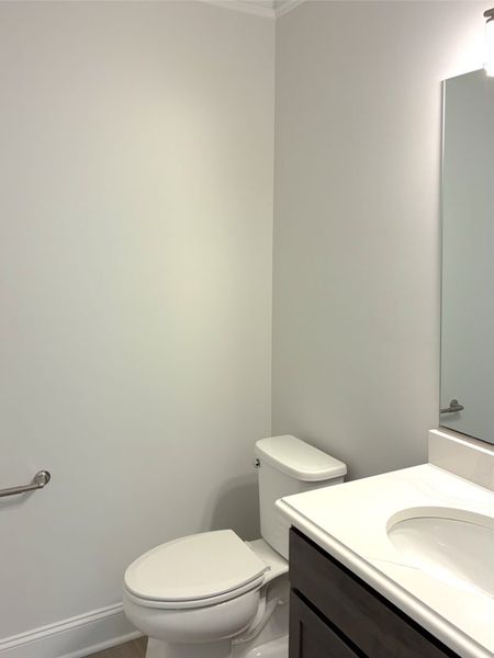 Furnished interior view inside a new home in Weybridge, Burlington (Image 10).
