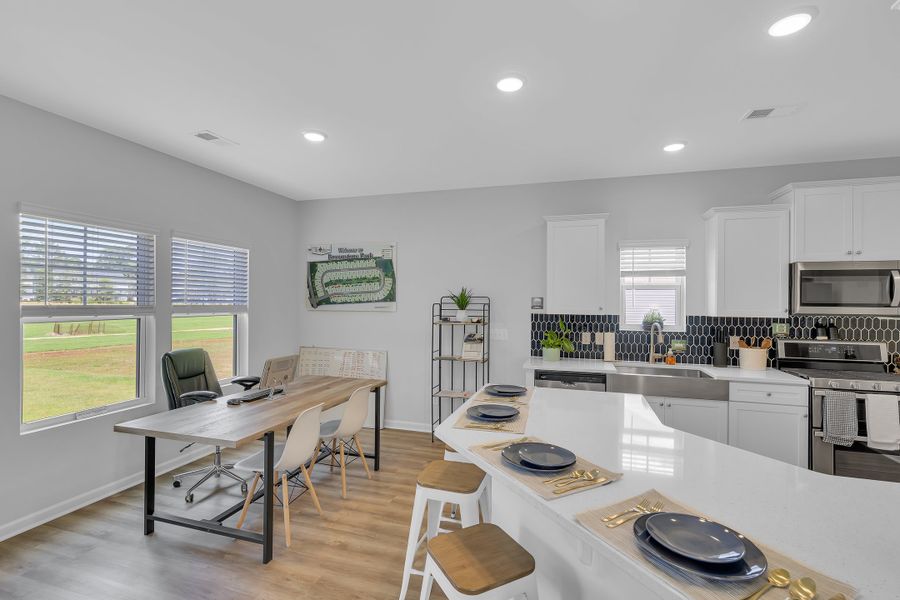 Representative furnished interior of a home built from the Crestfall II by Great Southern Homes in Worthington, Hephzibah (Image 14).