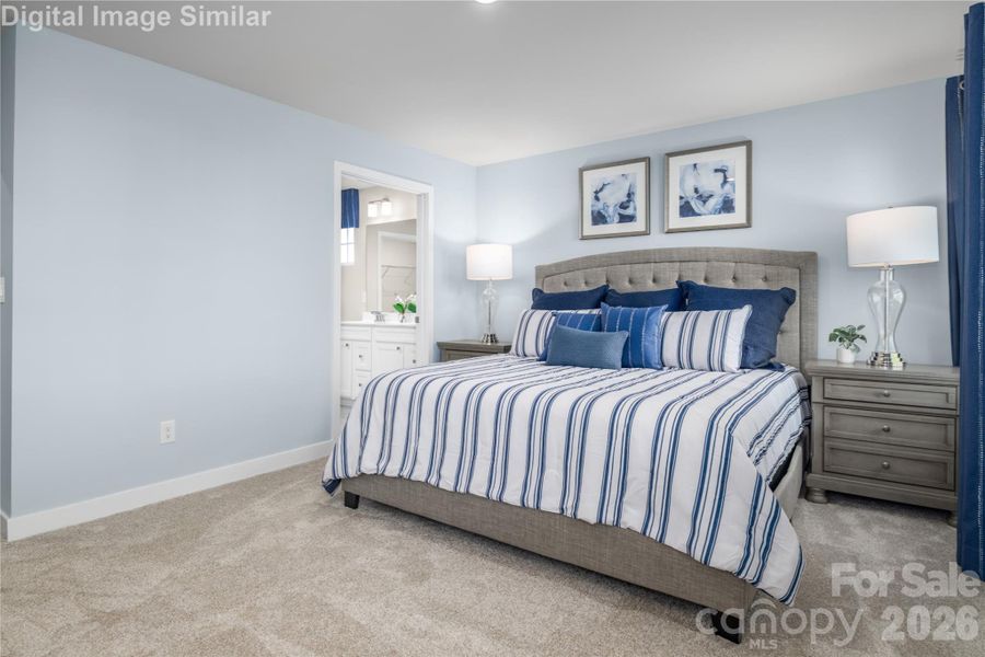 Enjoy Privacy and Peace with a Thoughtful Split Floor Plan and ensuite bathroom.