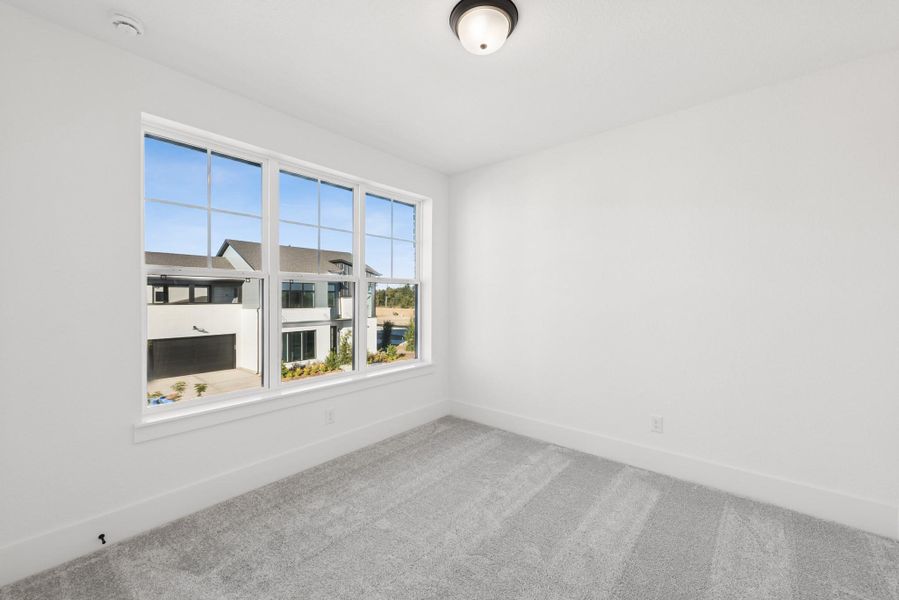 Spacious, unfurnished interior of a new home in Easthaven at Bridgeland Central - Vision Collection, Cypress (Image 34). Spacious, unfurnished interior of a new home in Easthaven at Bridgeland Central - Vision Collection, Cypress (Image 34).