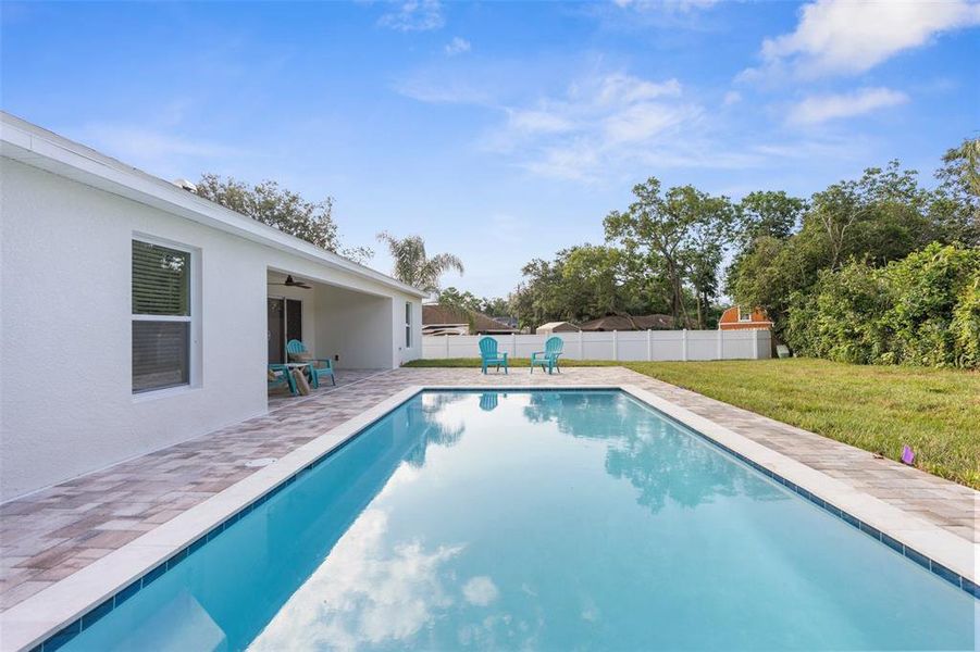 Exterior details and patio area of a home in , Spring Hill (Image 2). Exterior details and patio area of a home in , Spring Hill (Image 2).
