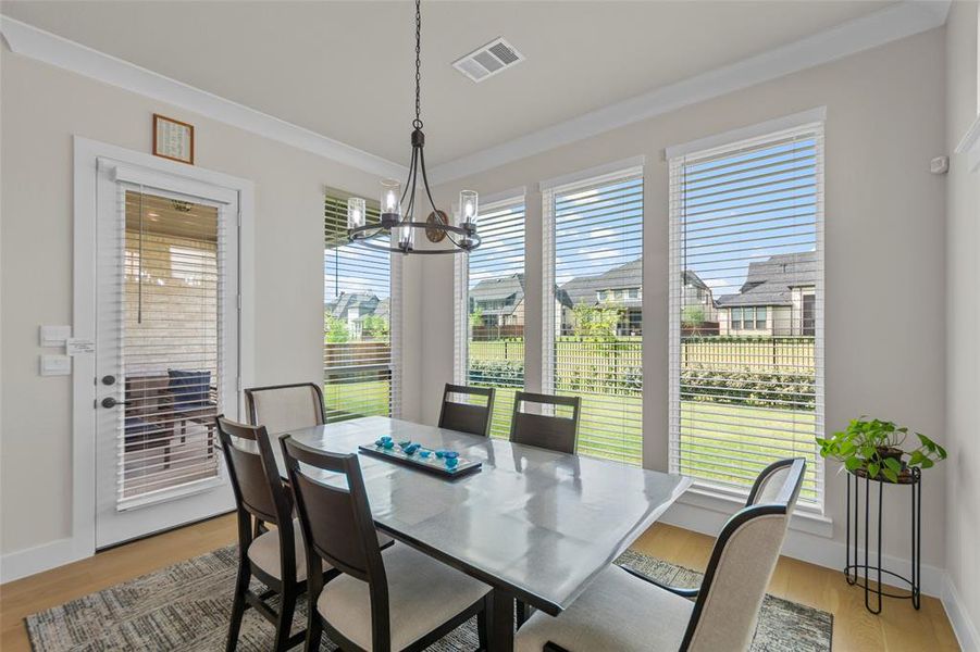 Furnished interior view inside a new home in , Frisco (Image 6).