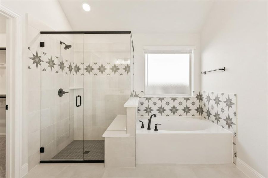 Furnished interior view inside a new home in Parks at Panchasarp Farms, Burleson (Image 13).