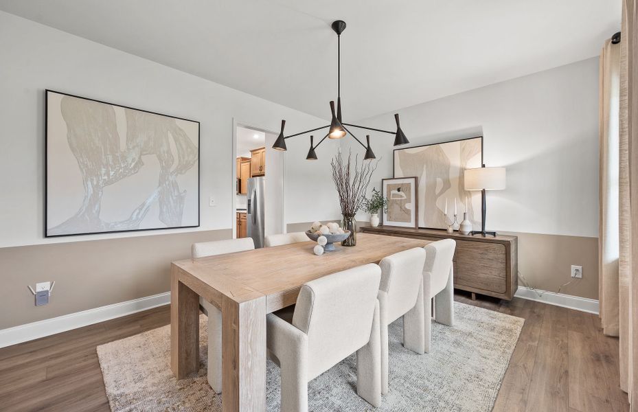 Furnished interior view inside a new home in Berkeley Mill, Cumming (Image 9).