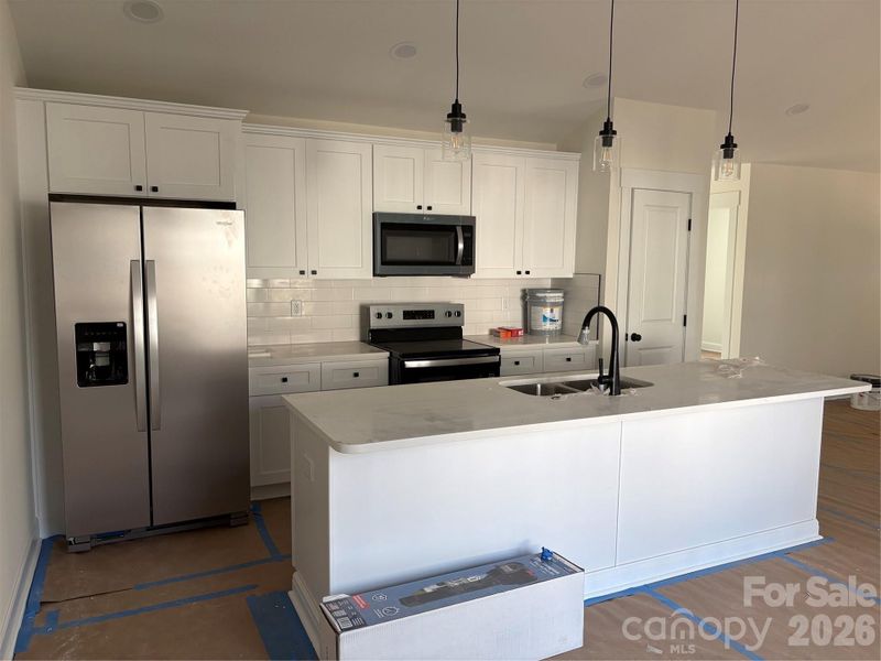 In-progress construction of a new home in , Kannapolis, NC (Image 7).