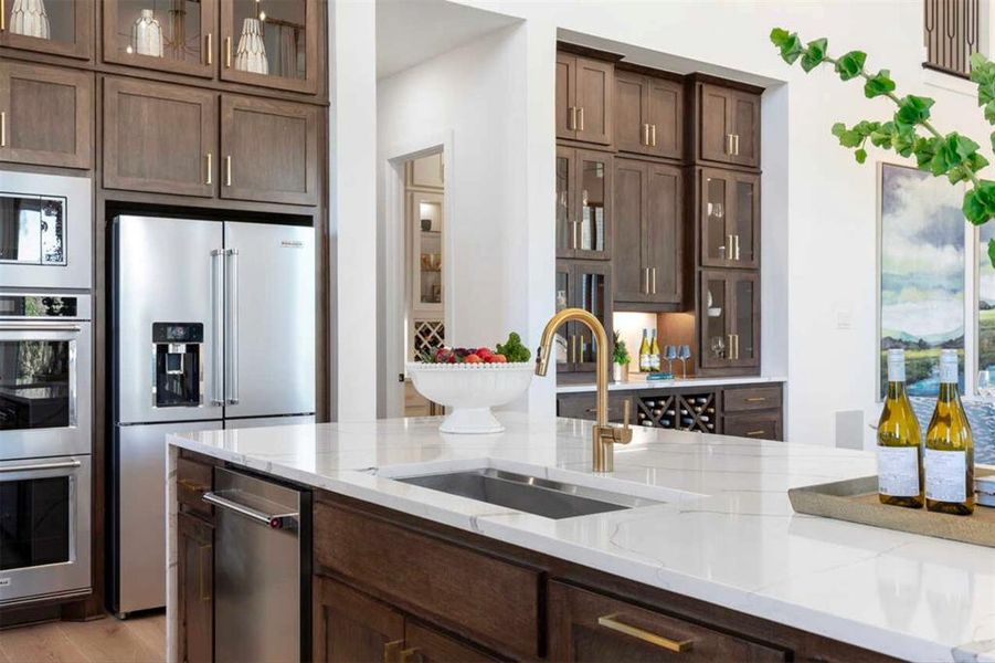 Furnished interior view inside a new home in Estates at Bristol Valley, Heath (Image 7).