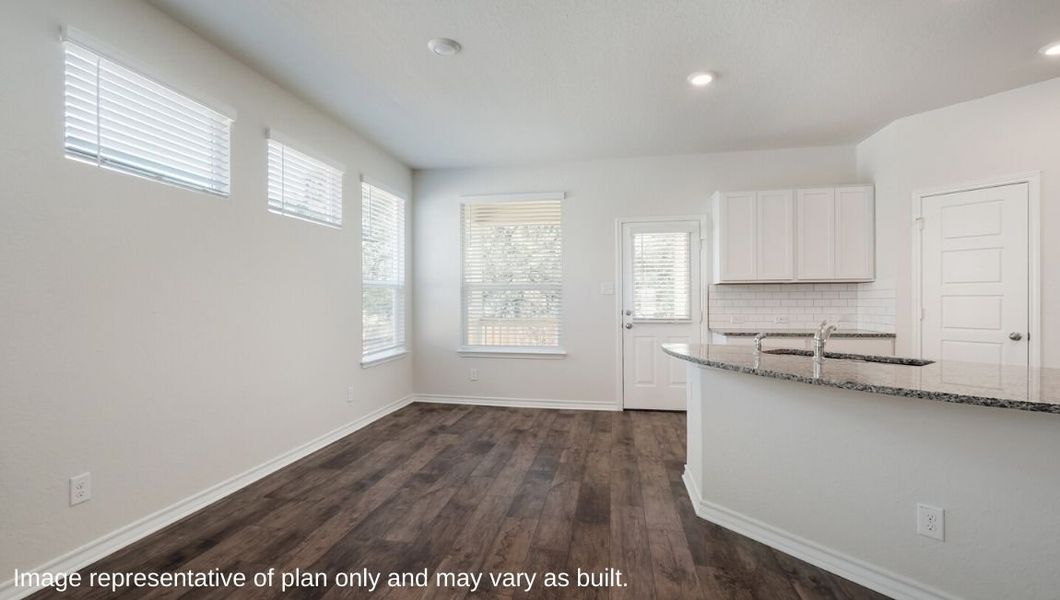Representative unfurnished interior of a home built from the The Caspian by D.R. Horton in The Birch at Spencer Ranch, Boerne (Image 14).