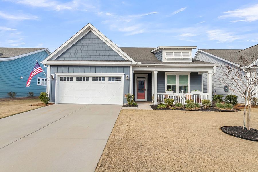 Front exterior of a new home in , Summerville, SC, highlighting curb appeal (Image 22).