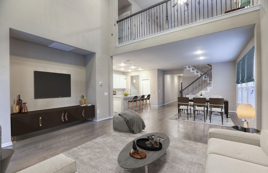 MODEL HOME images may NOT be consistent with the finished product.