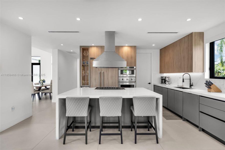 Furnished interior view inside a new home in , Miami (Image 34).