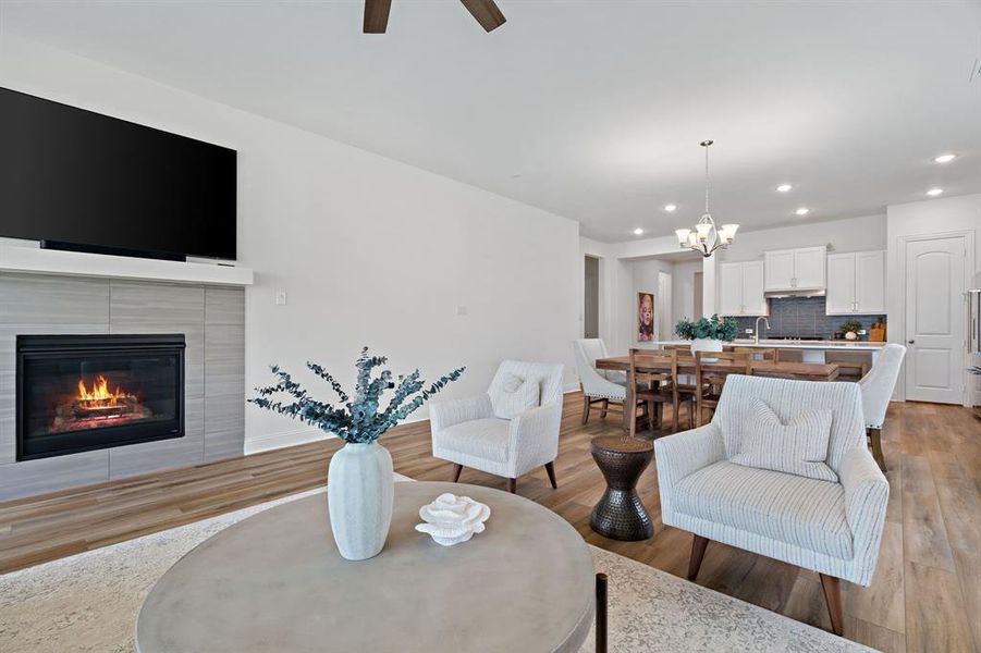 Furnished interior view inside a new home in , Northlake (Image 25). Furnished interior view inside a new home in , Northlake (Image 25).