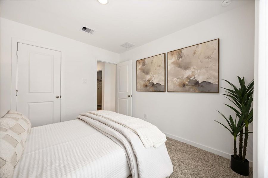 Furnished interior view inside a new home in Grand West, Houston (Image 25).