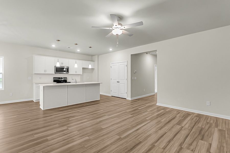 Spacious, unfurnished interior of a new home in Fairway Woods at Wyboo, Manning (Image 26).