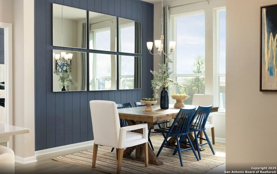 Furnished interior view inside a new home in Cordova Crossing, Seguin (Image 8).