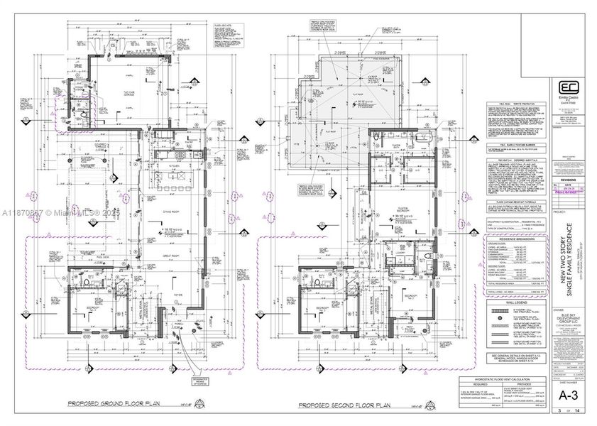 2D floor plan layout of this home in , Miami, FL (Image 3).
