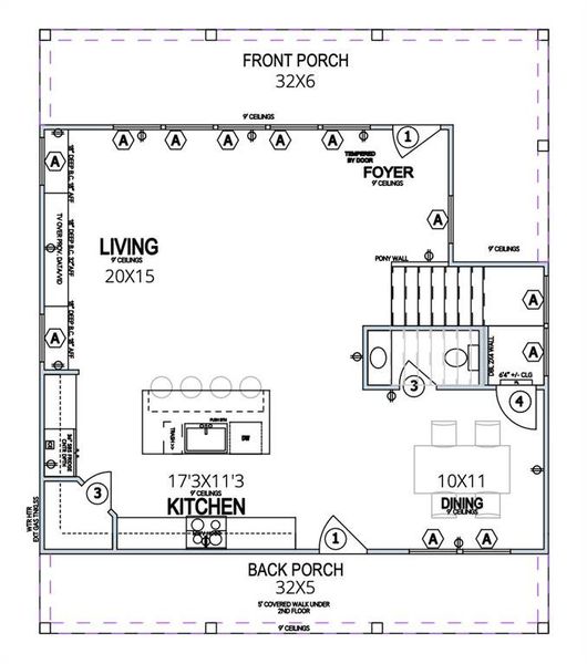 2D floor plan layout of this home in , Waco, TX (Image 3).