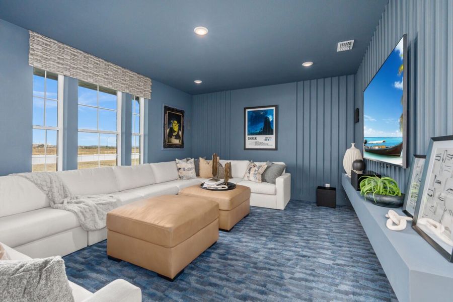 Representative furnished interior of a home built from the Hudson by Landon Homes in Fields - Brookside, Frisco (Image 30). Representative furnished interior of a home built from the Hudson by Landon Homes in Fields - Brookside, Frisco (Image 30).