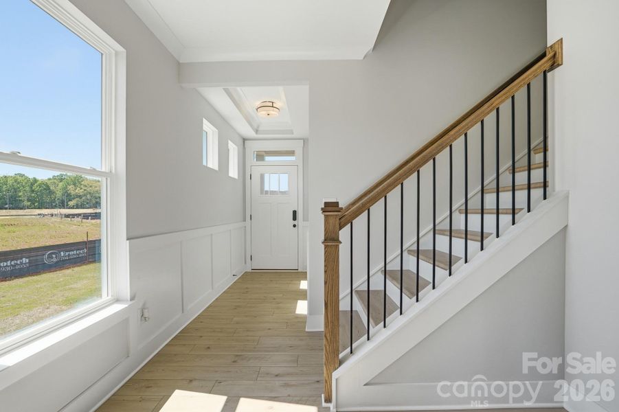 Spacious, unfurnished interior of a new home in Blythe Mill Townhomes, Waxhaw (Image 20).