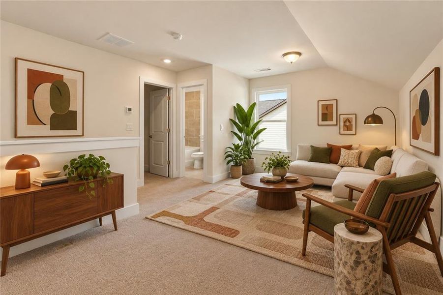Furnished interior view inside a new home in Bay Creek Overlook, Loganville (Image 10).