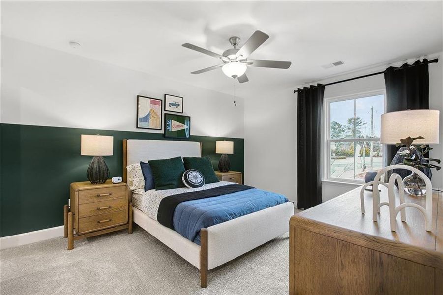 Furnished interior view inside a new home in Haverhill Estates, Dacula (Image 7).
