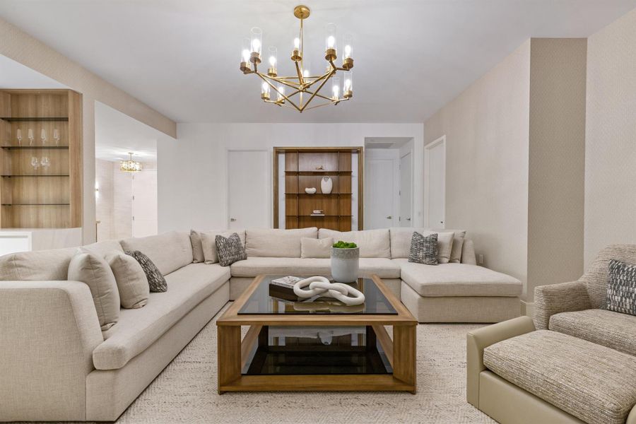 Furnished interior view inside a new home in , Boca Raton (Image 34).