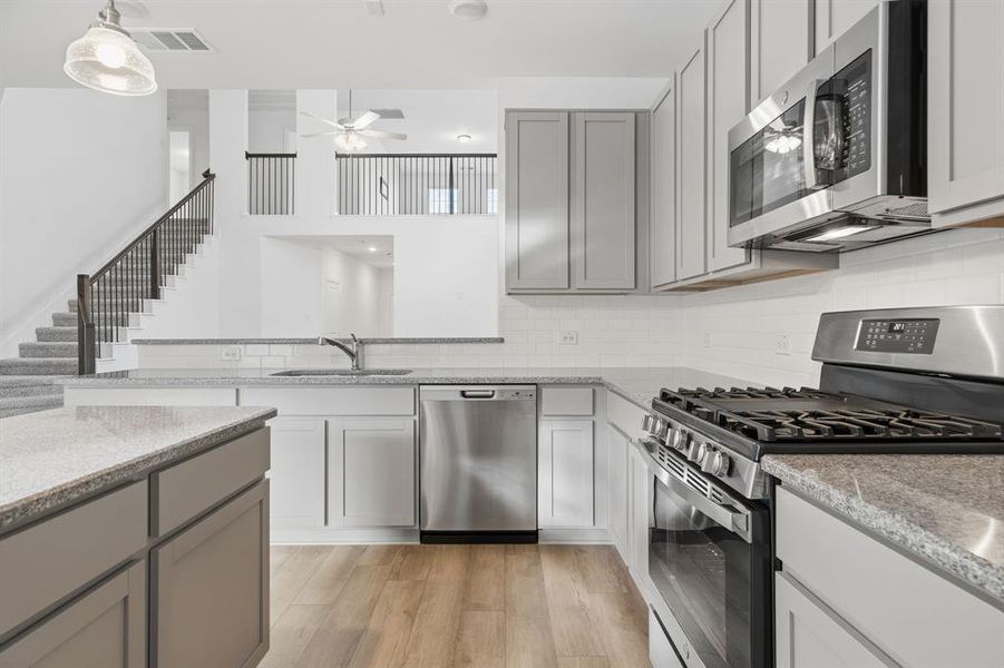 Furnished interior view inside a new home in , Forney (Image 19). Furnished interior view inside a new home in , Forney (Image 19).