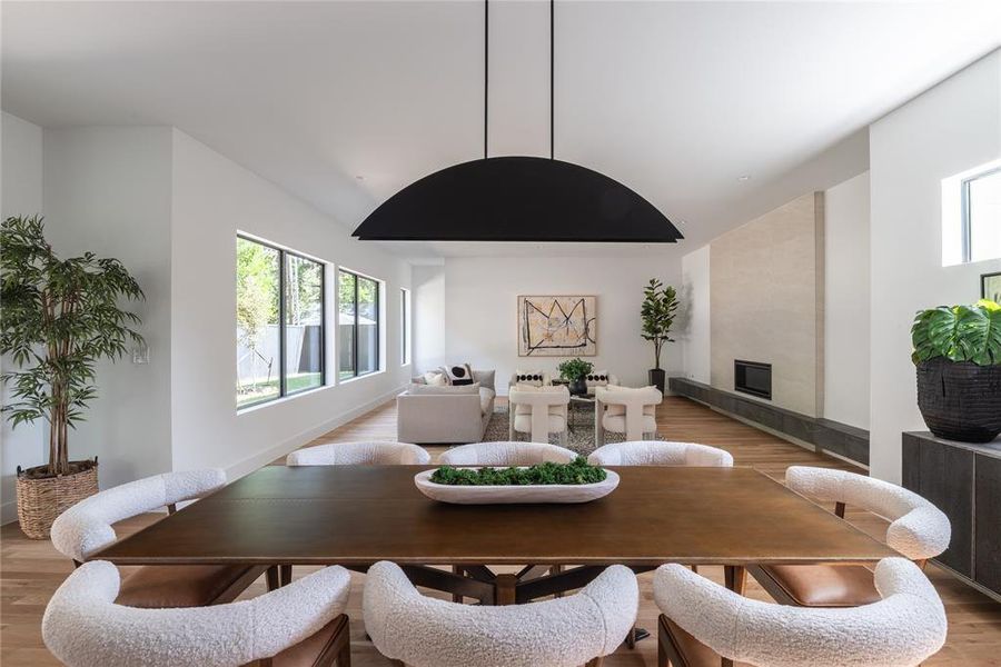 Furnished interior view inside a new home in , Dallas (Image 4).