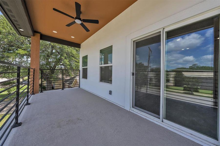 Exterior details and patio area of a home in , Dallas (Image 3). Exterior details and patio area of a home in , Dallas (Image 3).