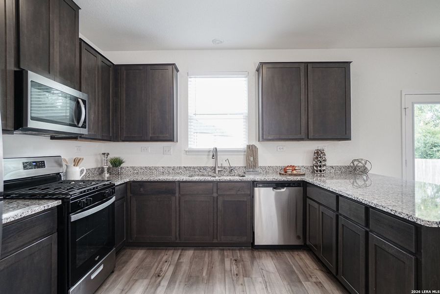 Furnished interior view inside a new home in Parklands, Schertz (Image 12).