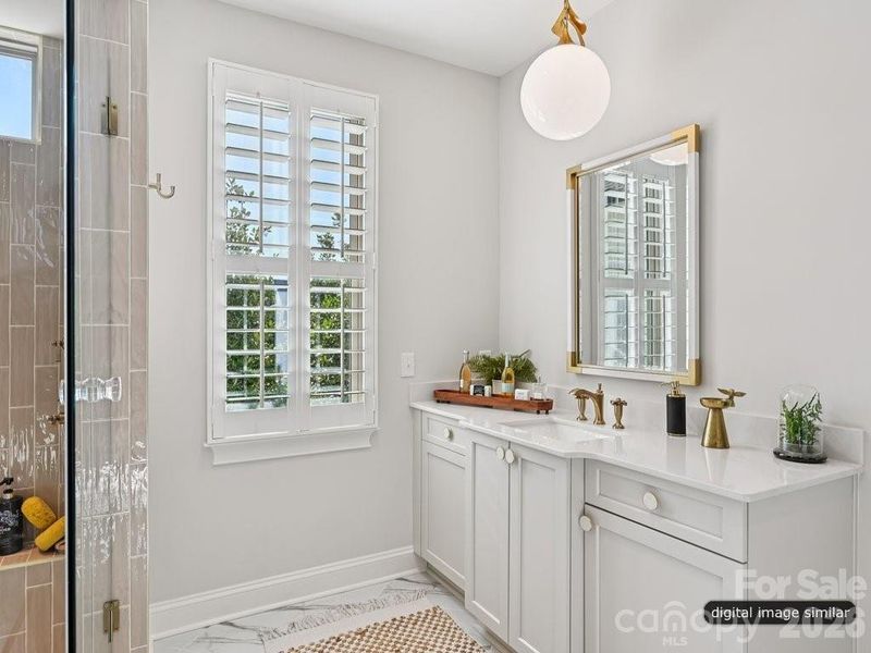 Furnished interior view inside a new home in , Davidson (Image 37).