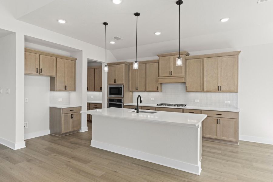 Furnished interior view inside a new home in Inspiration Collection 60 at Painted Tree, McKinney (Image 6). Furnished interior view inside a new home in Inspiration Collection 60 at Painted Tree, McKinney (Image 6).