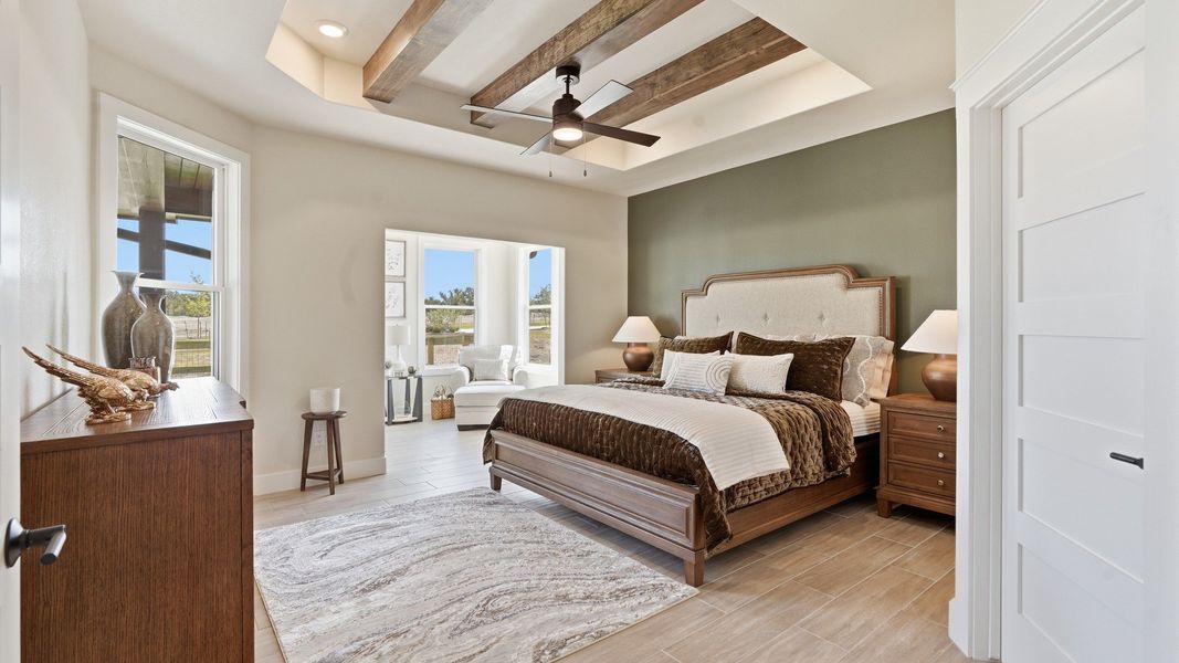 Furnished interior view inside a new home in Lakeside at Millican Reserve, College Station (Image 15).