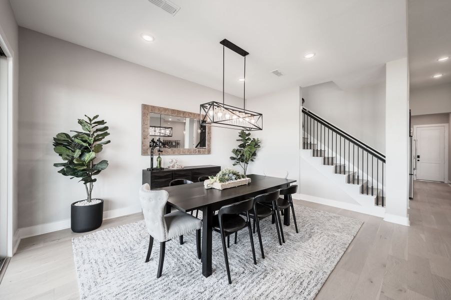 Furnished interior view inside a new home in The Orchard At Pecan Ridge, Fulshear (Image 13).
