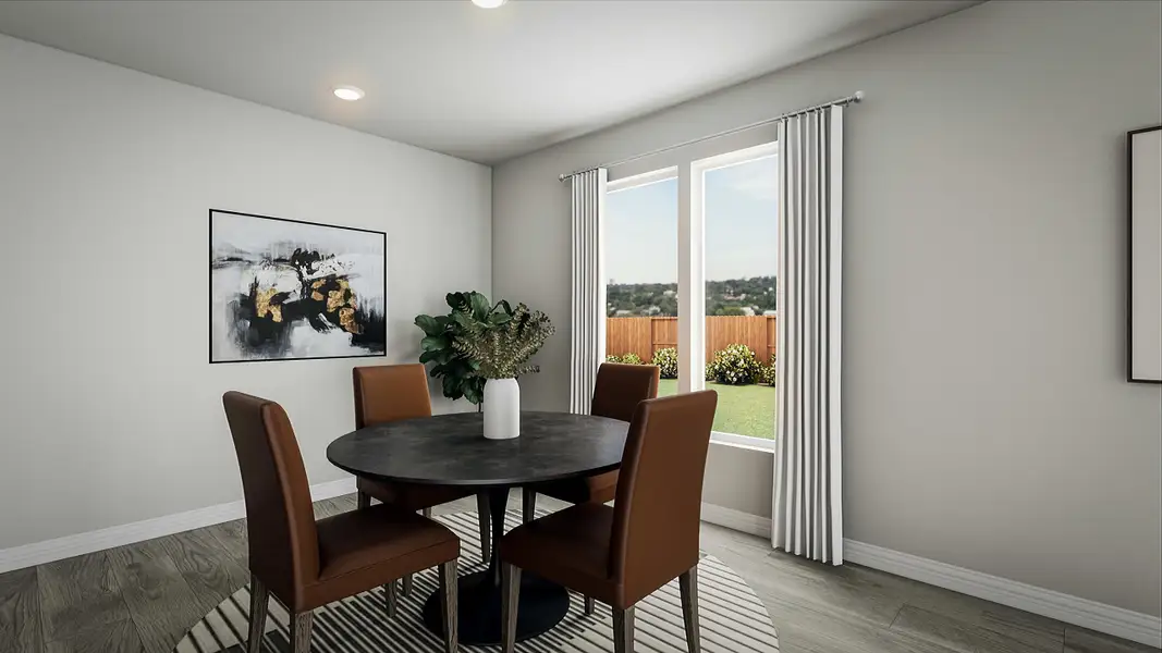 Furnished interior view inside a new home in Mason Woods, Cypress (Image 6).