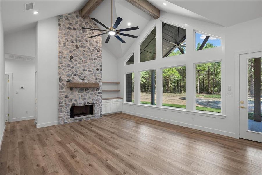 Enjoy living in your home with views of nature around you.