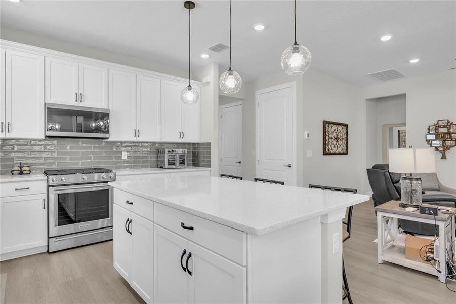 Furnished interior view inside a new home in , Minneola (Image 33).
