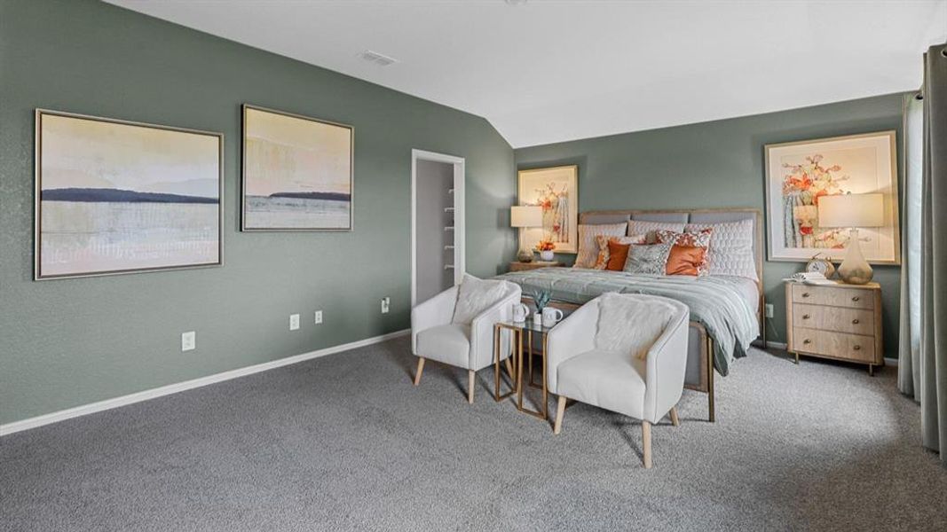 Furnished interior view inside a new home in Rosewood at Beltmill, Fort Worth (Image 14). Furnished interior view inside a new home in Rosewood at Beltmill, Fort Worth (Image 14).