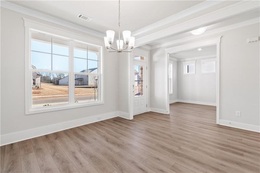 Spacious, unfurnished interior of a new home in Rosewood Lake Estates, Hoschton (Image 29).